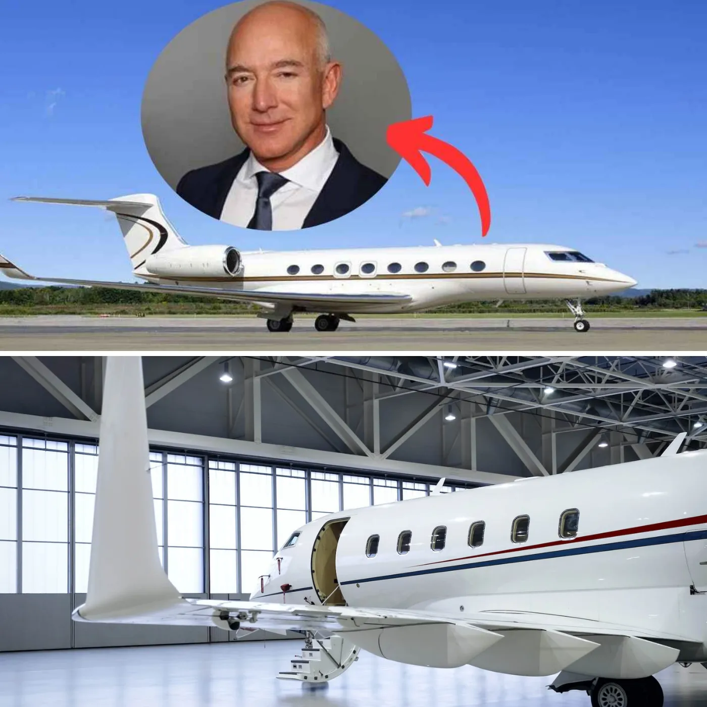 Jeff Bezos's Luxurious Aircraft Collection A Standout In the World Of Billionaire Assets