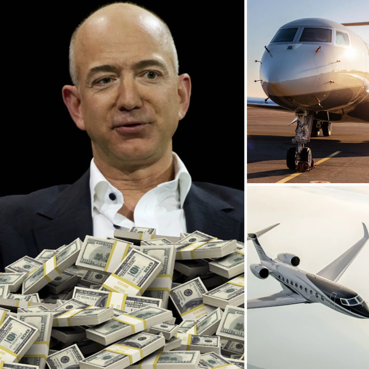 Jeff Bezos's Luxurious Aircraft Collection A Standout In the World Of Billionaire Assets