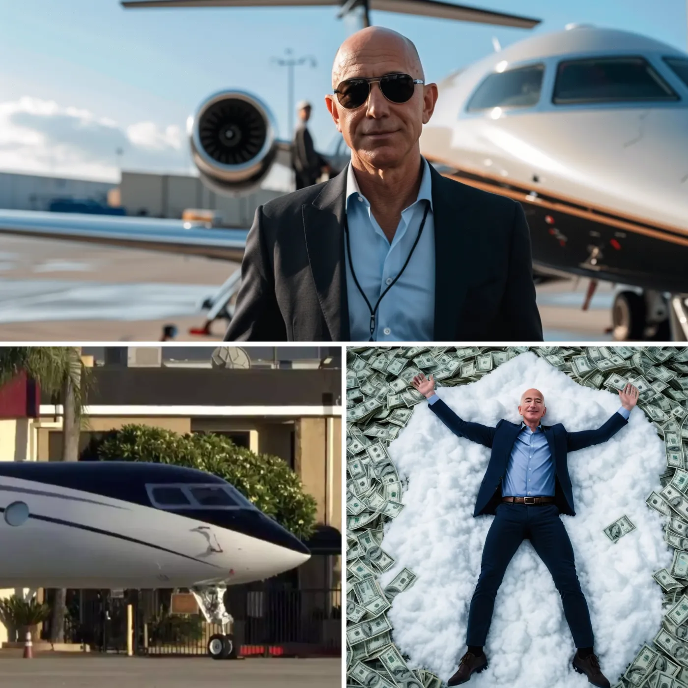 Jeff Bezos's Luxurious Aircraft Collection A Standout In the World Of Billionaire Assets