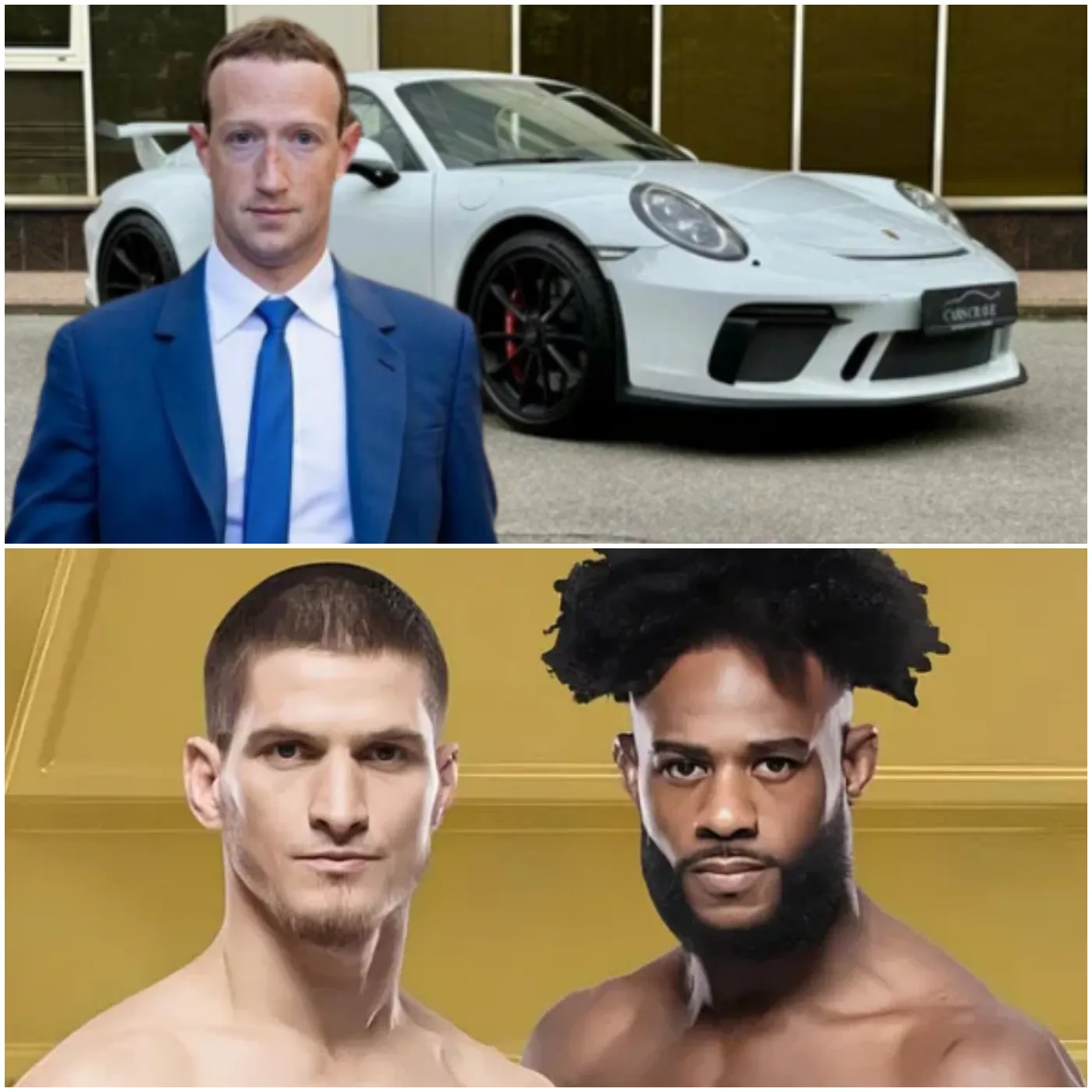 Mark Zuckerberg Shocks the World by Using the Porsche He Bought for His Wife to Attend UFC 310