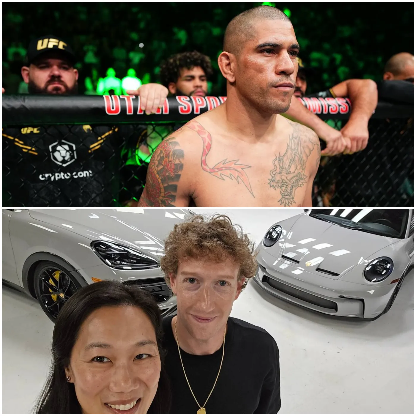 Mark Zuckerberg Shocks the World by Using the Porsche He Bought for His Wife to Attend UFC 310