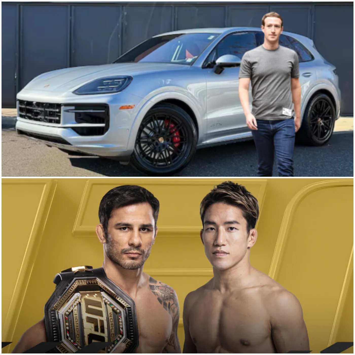 Mark Zuckerberg Shocks the World by Using the Porsche He Bought for His Wife to Attend UFC 310