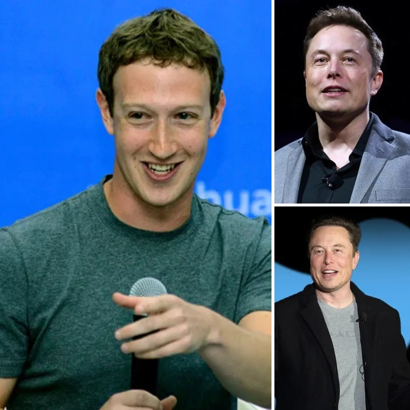 For the First Time, Mark Zuckerberg Stands Alongside Elon Musk