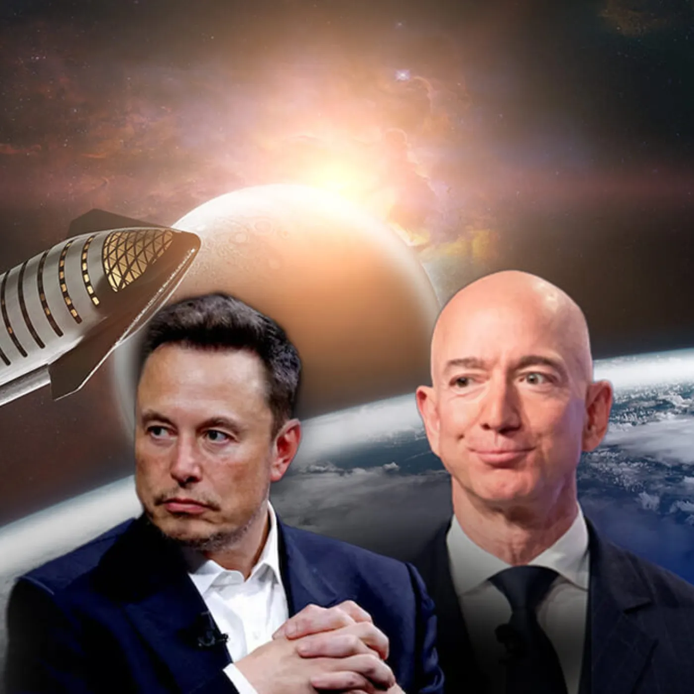 How Jeff Bezos Bets $20 Billion to Challenge Elon Musk's SpaceX