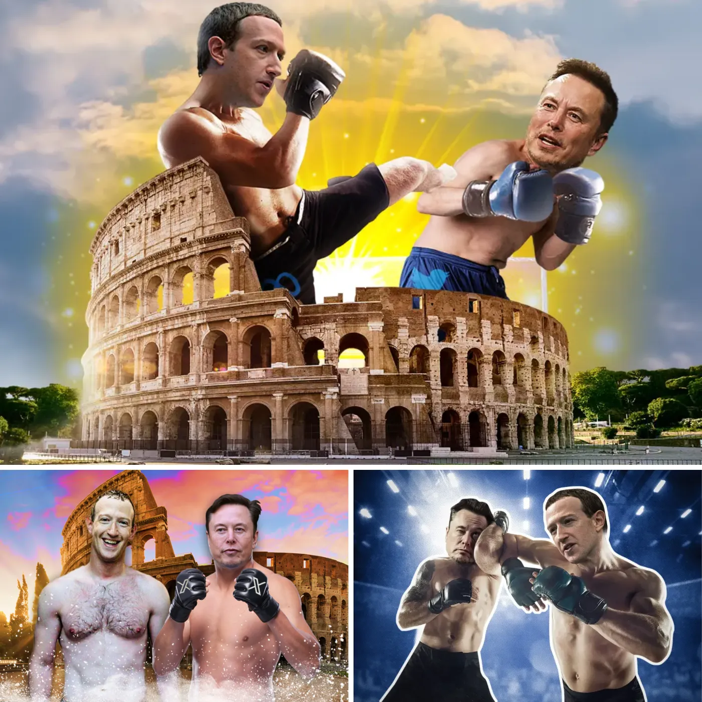 The strange battle between Elon Musk and Mark Zuckerberg takes an astonishing turn as it could take place in the Roman Colosseum.