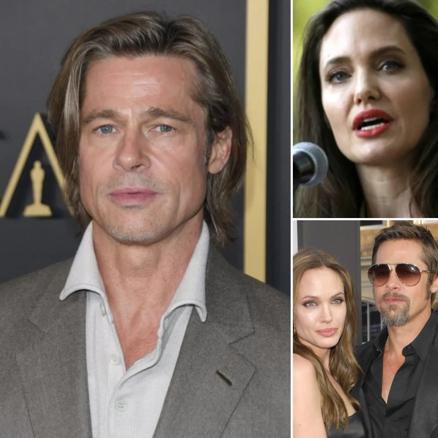 Cover Image for Brad Pitt Shakes His Head in Disappointment at Angelina Jolie’s Clever Schemes.