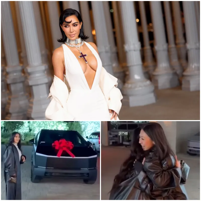 Kim Kardashian Gifts Best Friend Tracy Romulus a Tesla Cybertruck for Her Birthday