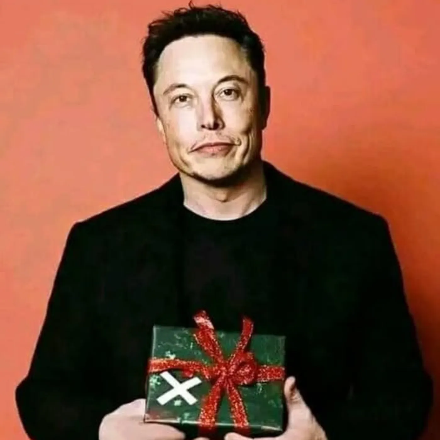 Elon Musk Disguised as Santa Claus Secretly Gave Away 1,000 Tesla Phones on X Street