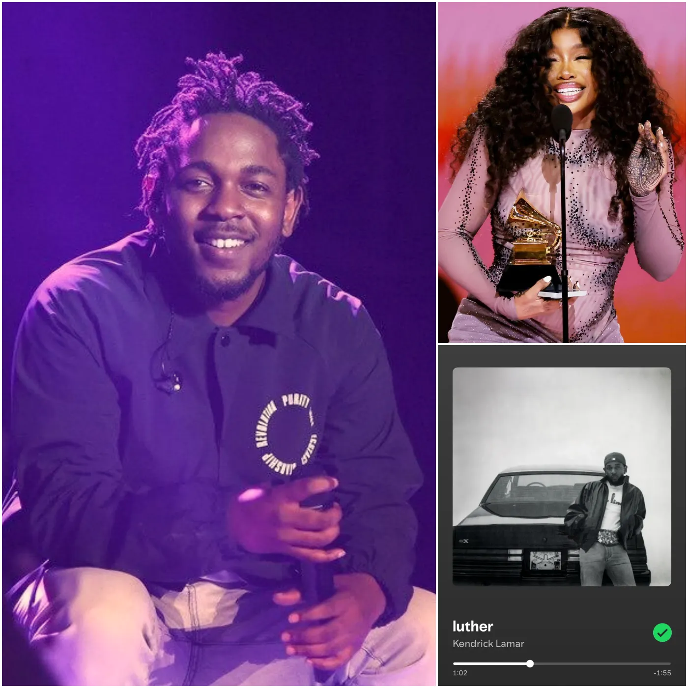 Over a million copies of Kendrick Lamar and SZA’s song Luther have been sold in the United States.