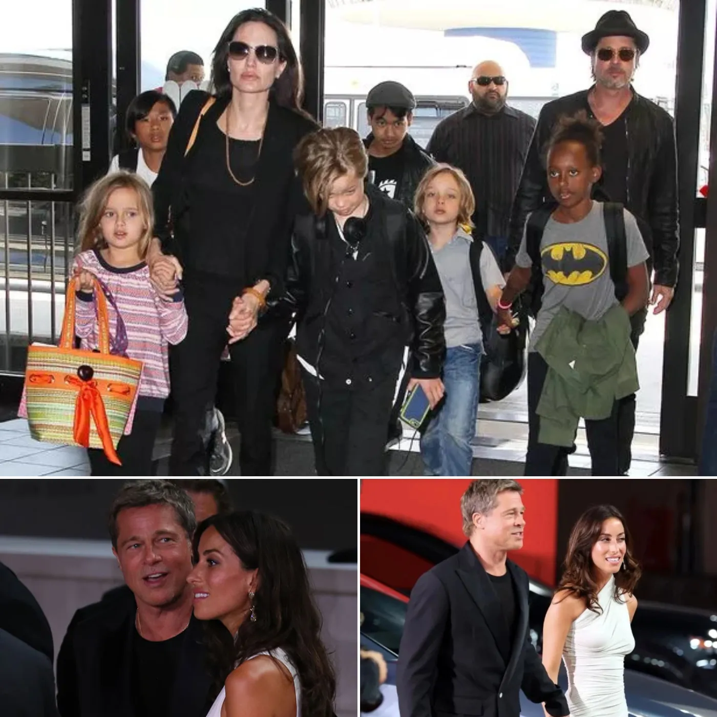 A Shocking Reunion: Brad Pitt Brings New Girlfriend to Angelina Jolie’s Home for New Year with Their Kids