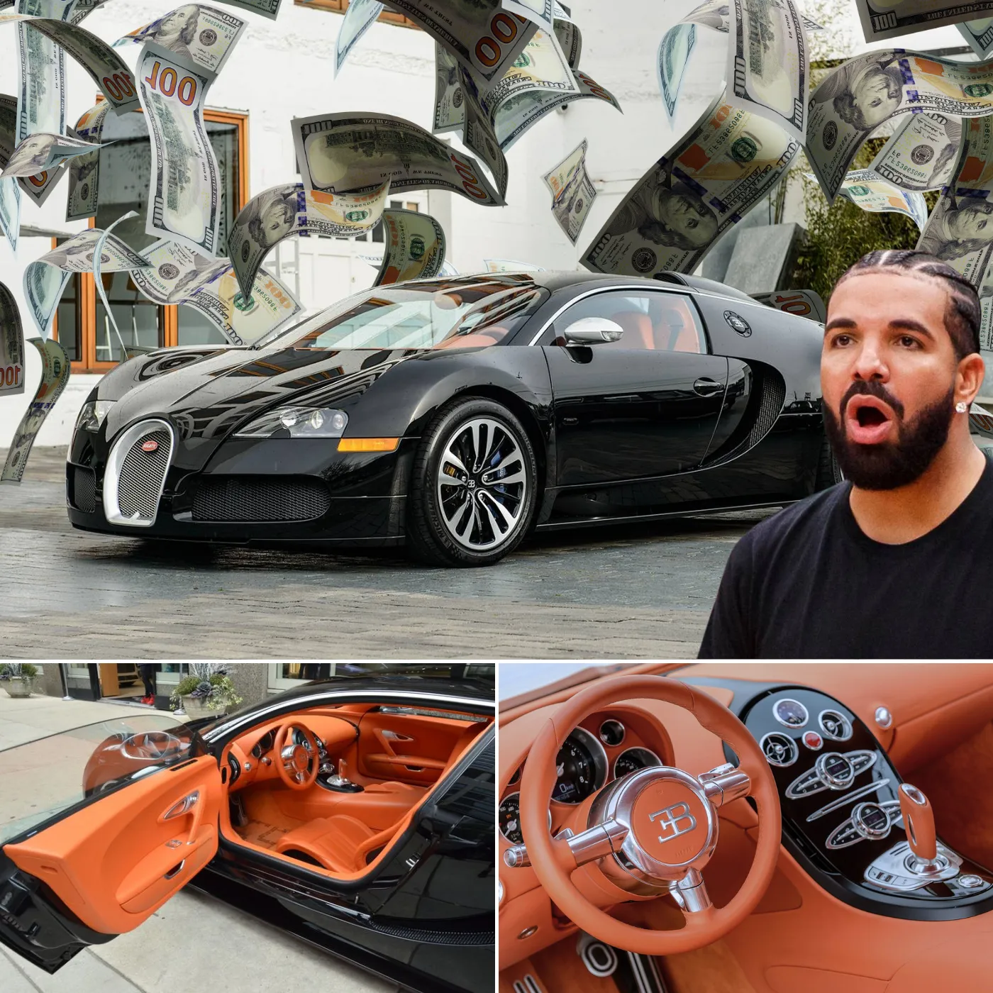 Drake’s $2.5 Million Bugatti Sang Noir Redefines Supercar Luxury and Global Status