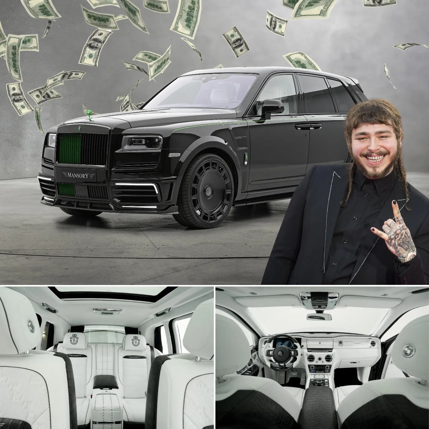 Post Malone’s $1.8 Million Mansory Cullinan Redefines Luxury SUVs with Unmatched Elegance