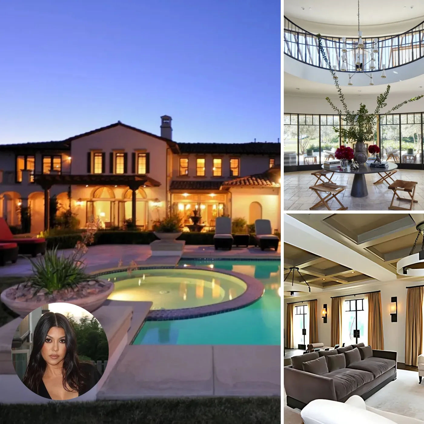 Kourtney Kardashian’s $8.5 Million Calabasas Mansion – A Masterpiece of Luxury and Elegance