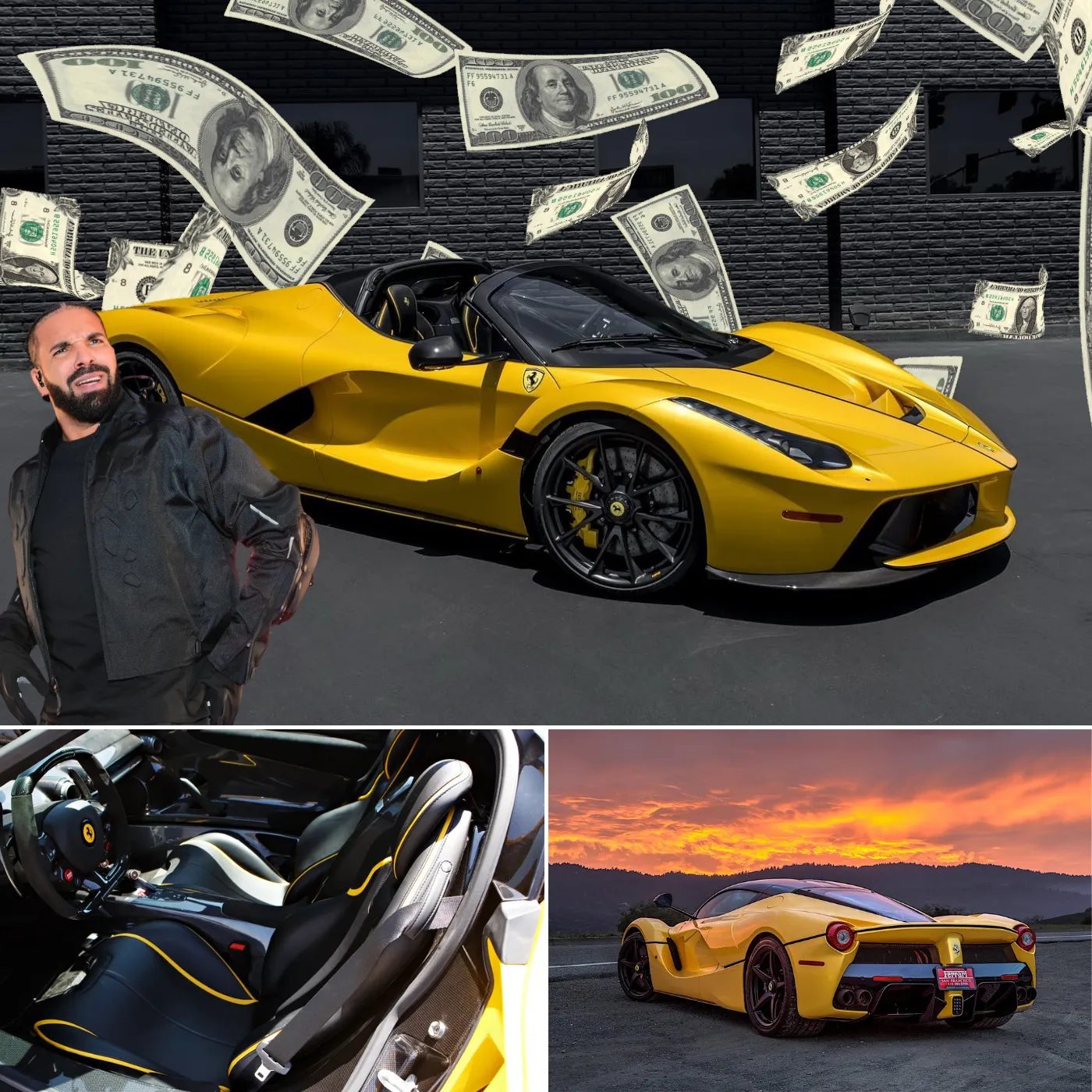 Drake’s Hypercar Obsession Reaches New Heights With His $3 Million LaFerrari
