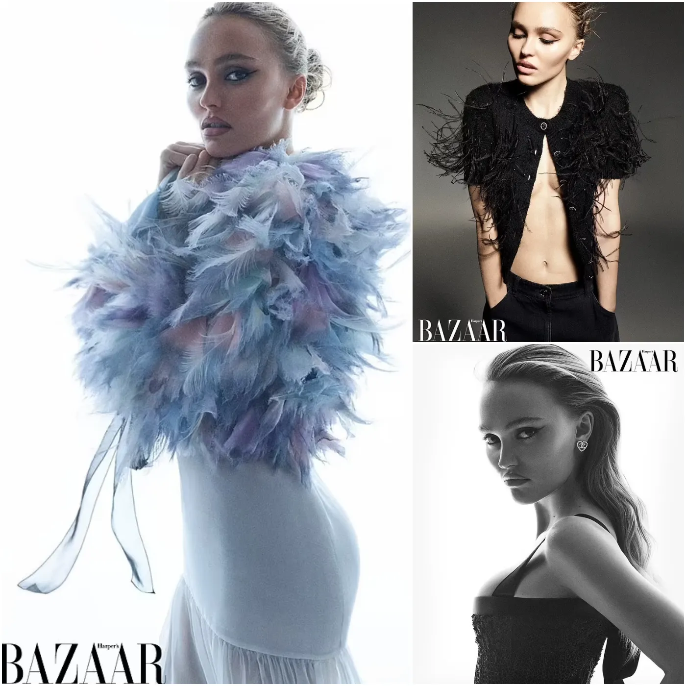 Lily-Rose Depp Opens Up About Childhood Trauma and Career Inspiration in Harper’s Bazaar