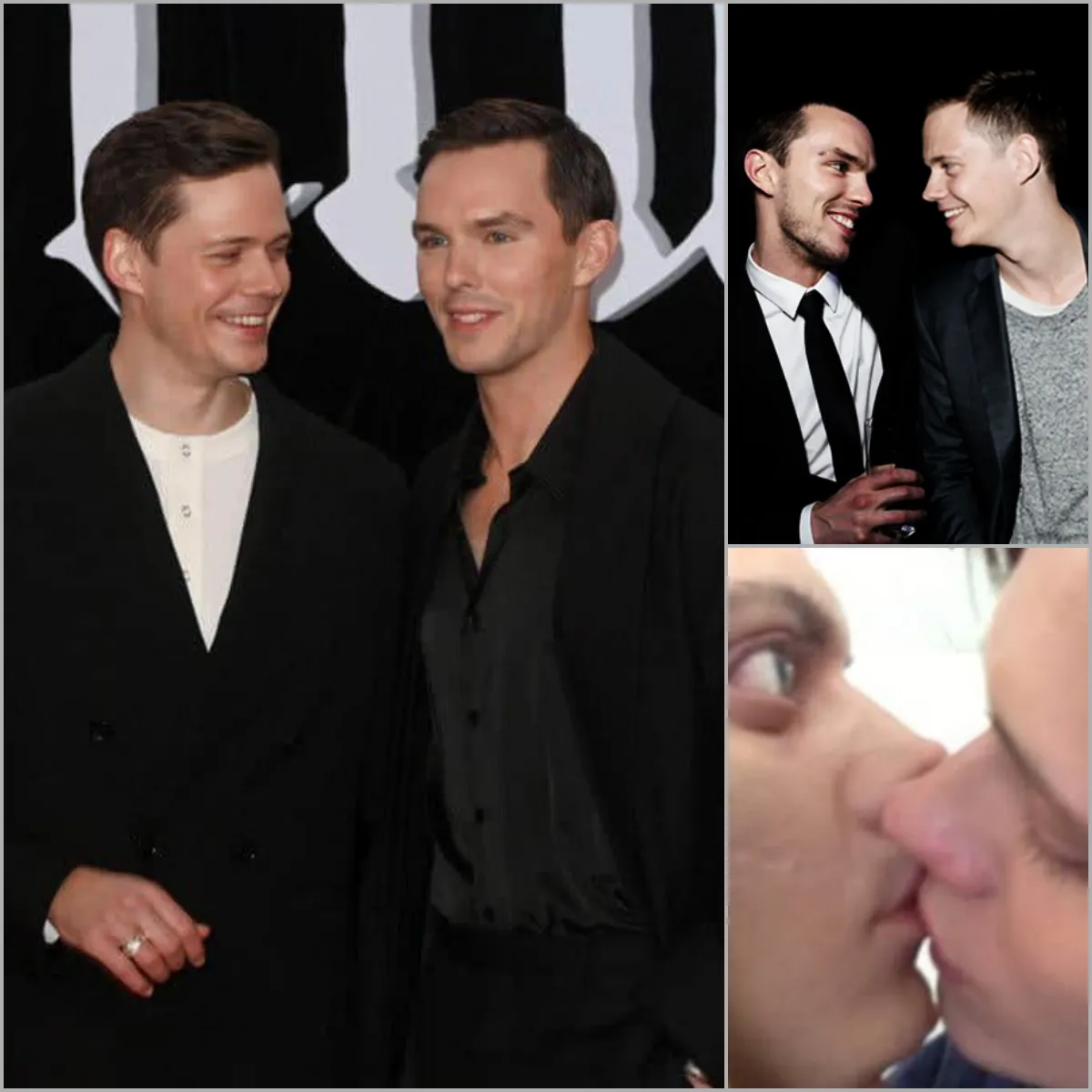 Bill Skarsgard gave a love present, which Nicholas Hoult framed. What is the secret behind it