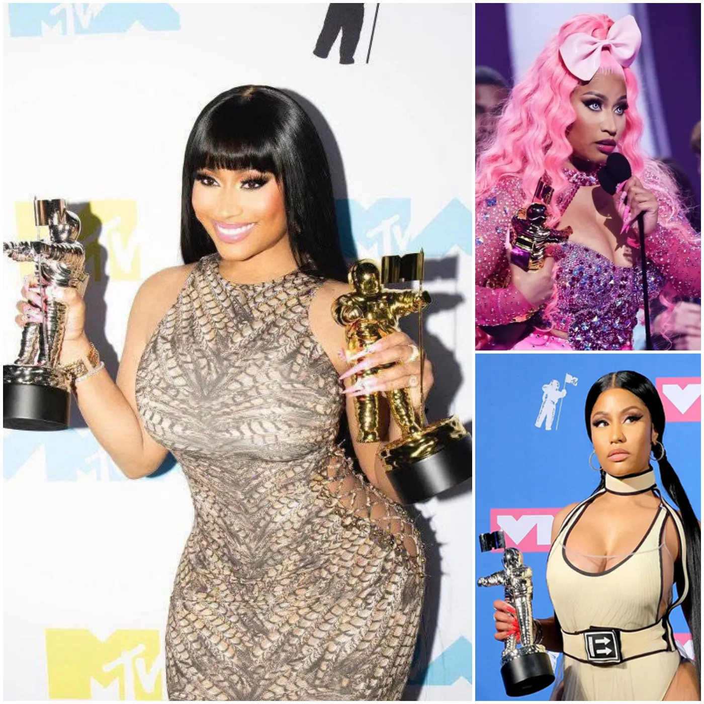 Nicki Minaj is the most awarded rapper in history (448 awards).