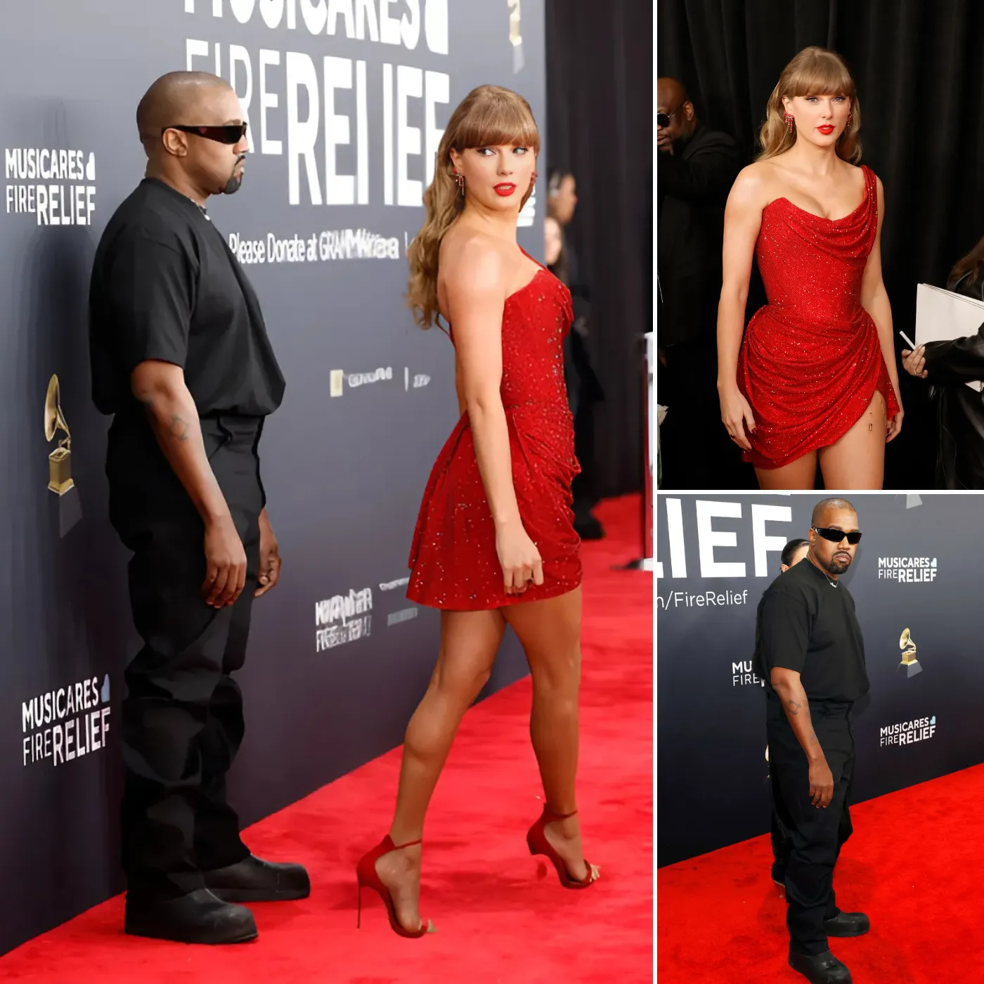 Kanye West had ‘planned’ a meeting with Taylor Swift at the 2025 Grammy Awards — But it failed when security intervened.