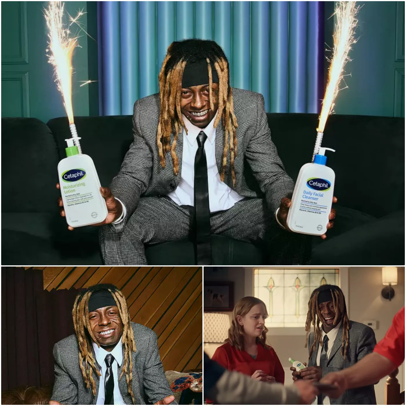 Lil Wayne “Mocks” Super Bowl 2025 in New Cetaphil Commercial