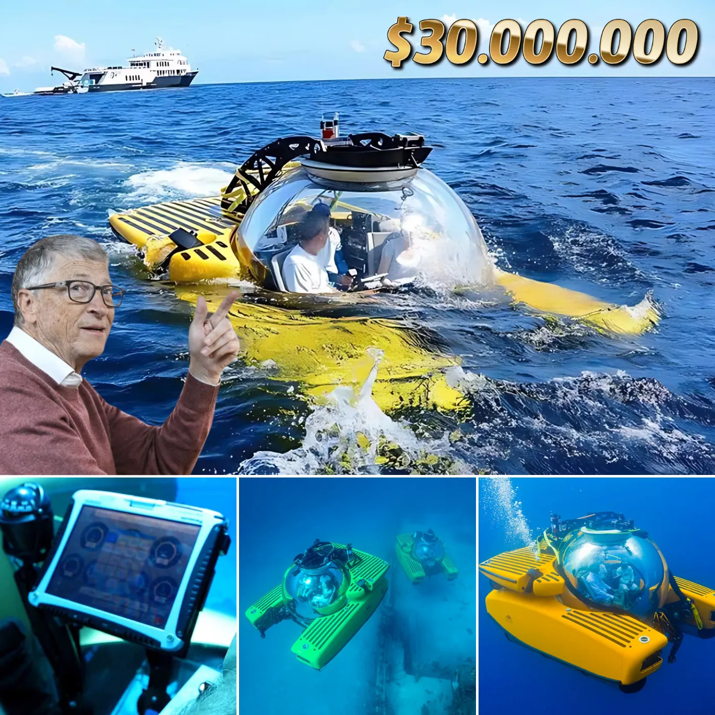 How Bill Gates’s $30 Million Triton 6600/2 Makes Him Untouchable to the Rest of Us