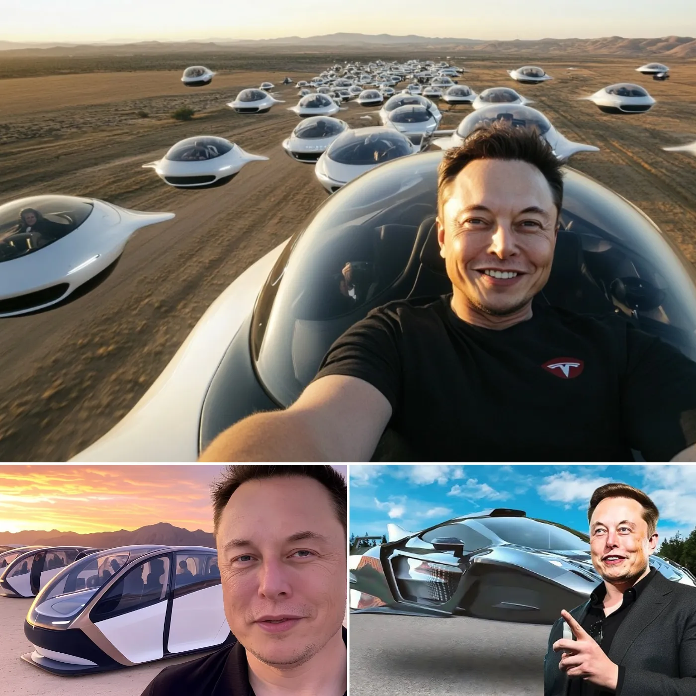 Elon Musk Unveils the World's First Flying Tesla Prototype Bound for Space: A Groundbreaking Innovation That Shocked the Globe!