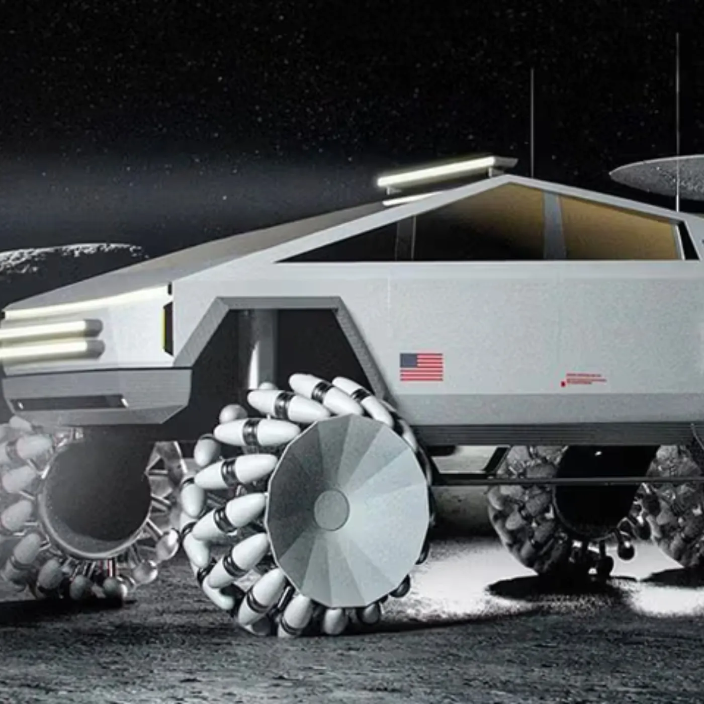 Shock Claim from Billionaire Elon Musk: "Could the Cybertruck Become the Official Moon Vehicle?"