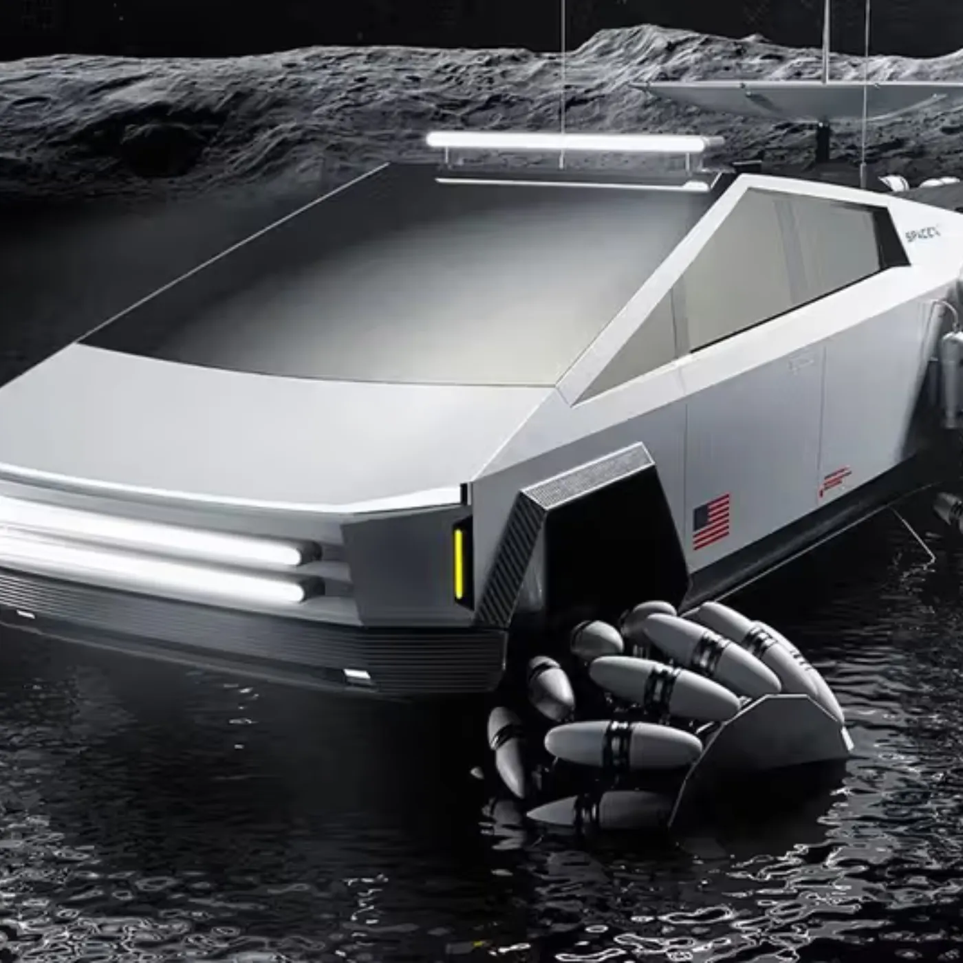 Shock Claim from Billionaire Elon Musk: "Could the Cybertruck Become the Official Moon Vehicle?"