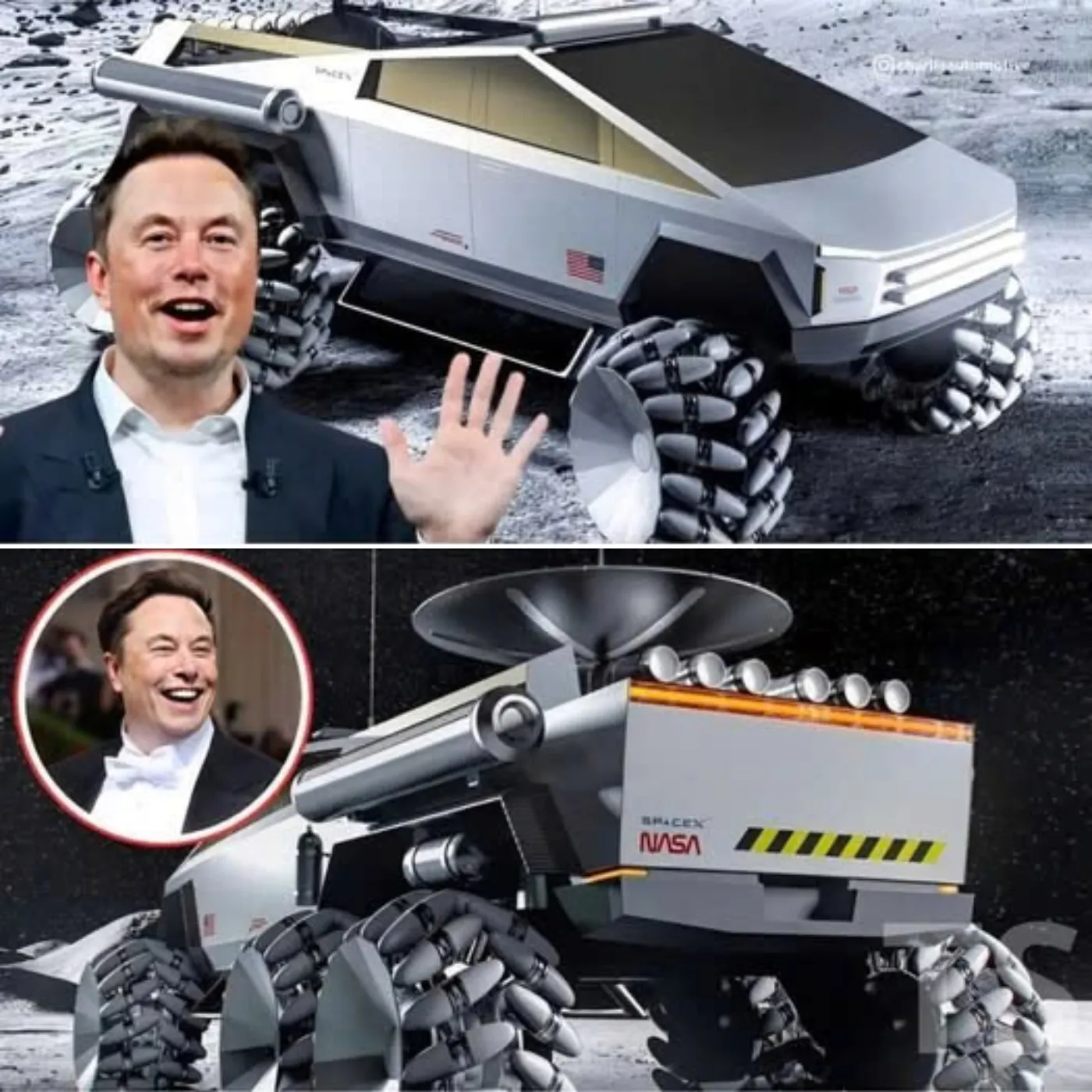 Shock Claim from Billionaire Elon Musk: "Could the Cybertruck Become the Official Moon Vehicle?"