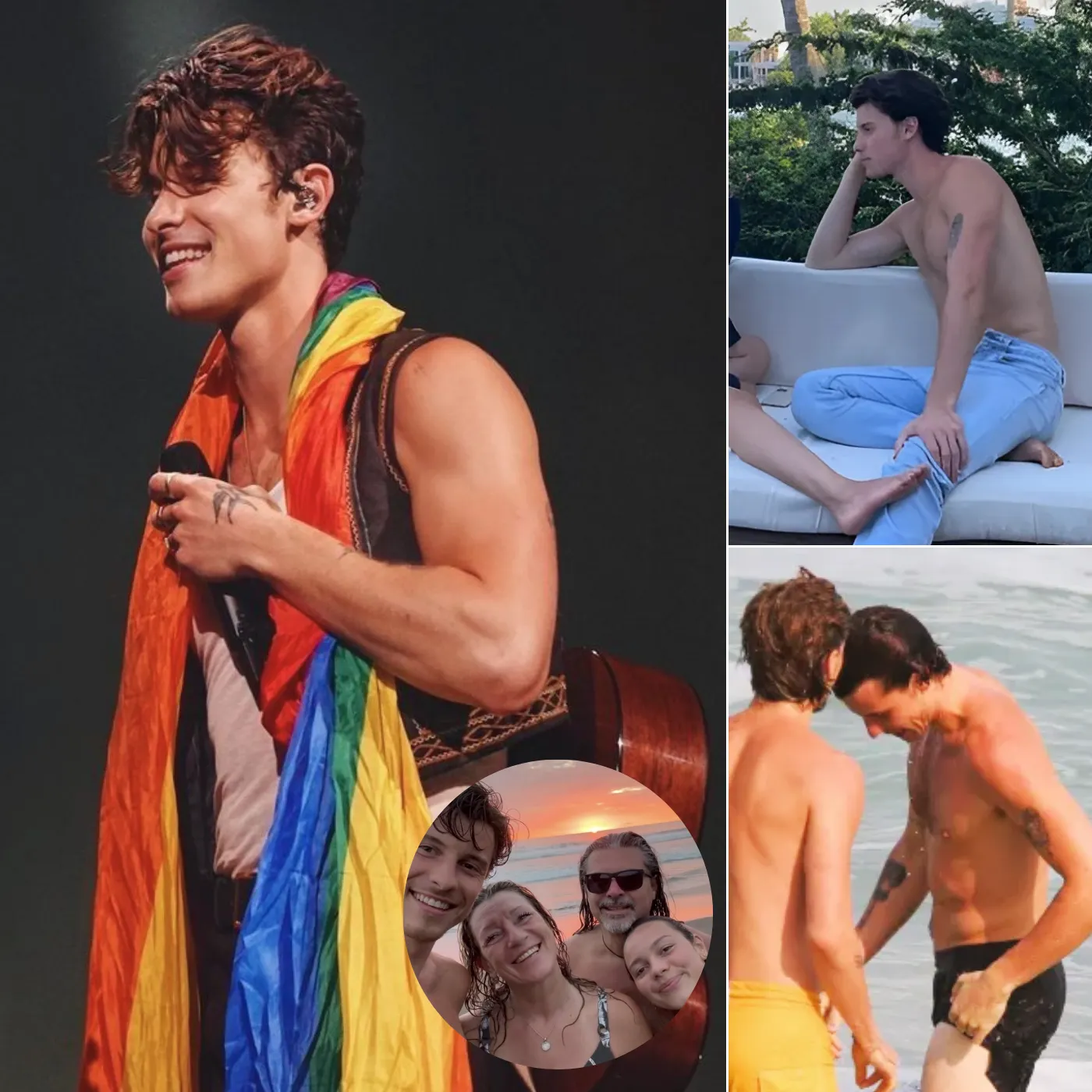 Shawn Mendes’ Family Beach Trip Goes Wild with the Unexpected Arrival of a Mystery Boyfriend