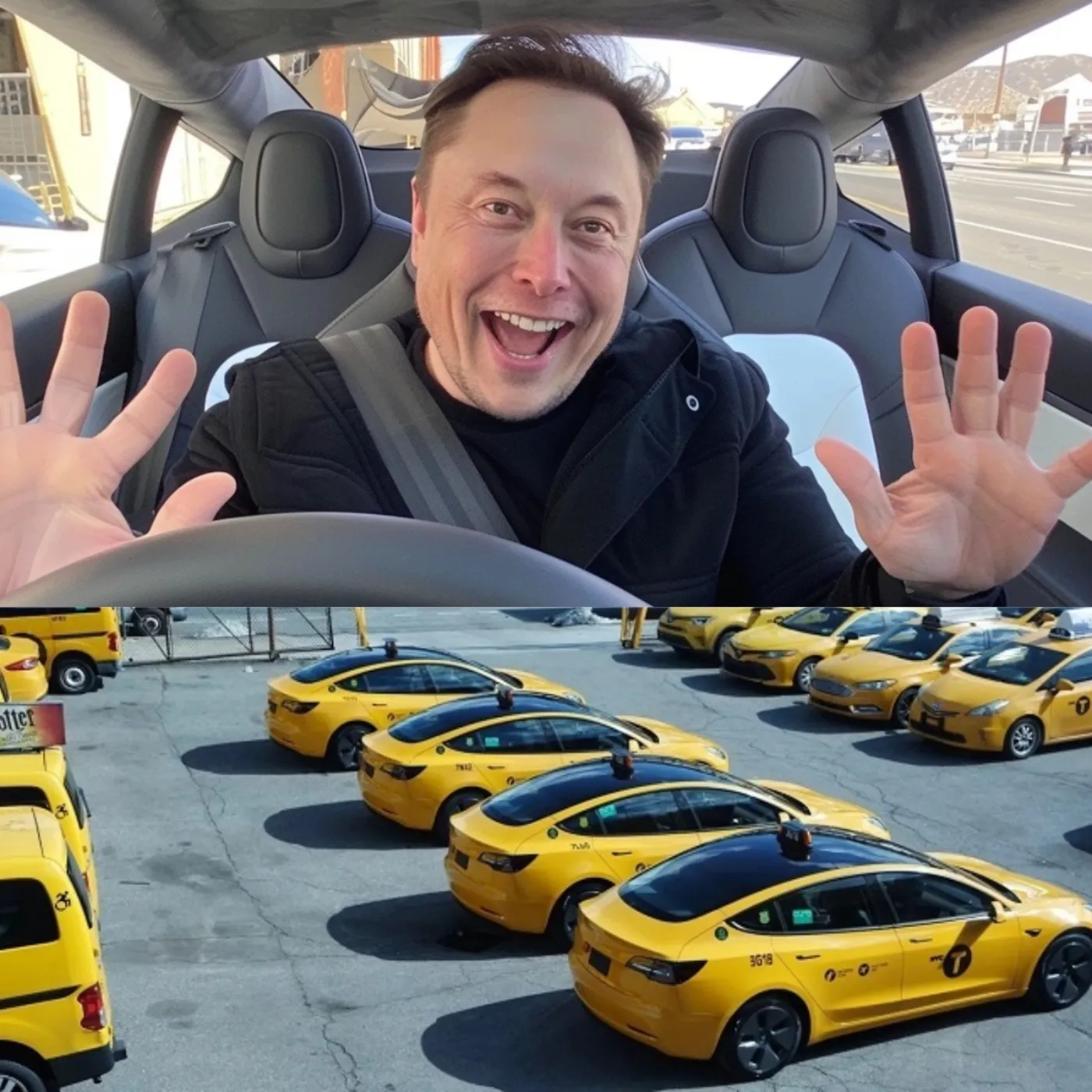 Elon Musk Makes a Bold Move, Rents the World’s Largest Film Studio to Launch His Taxi Fleet!