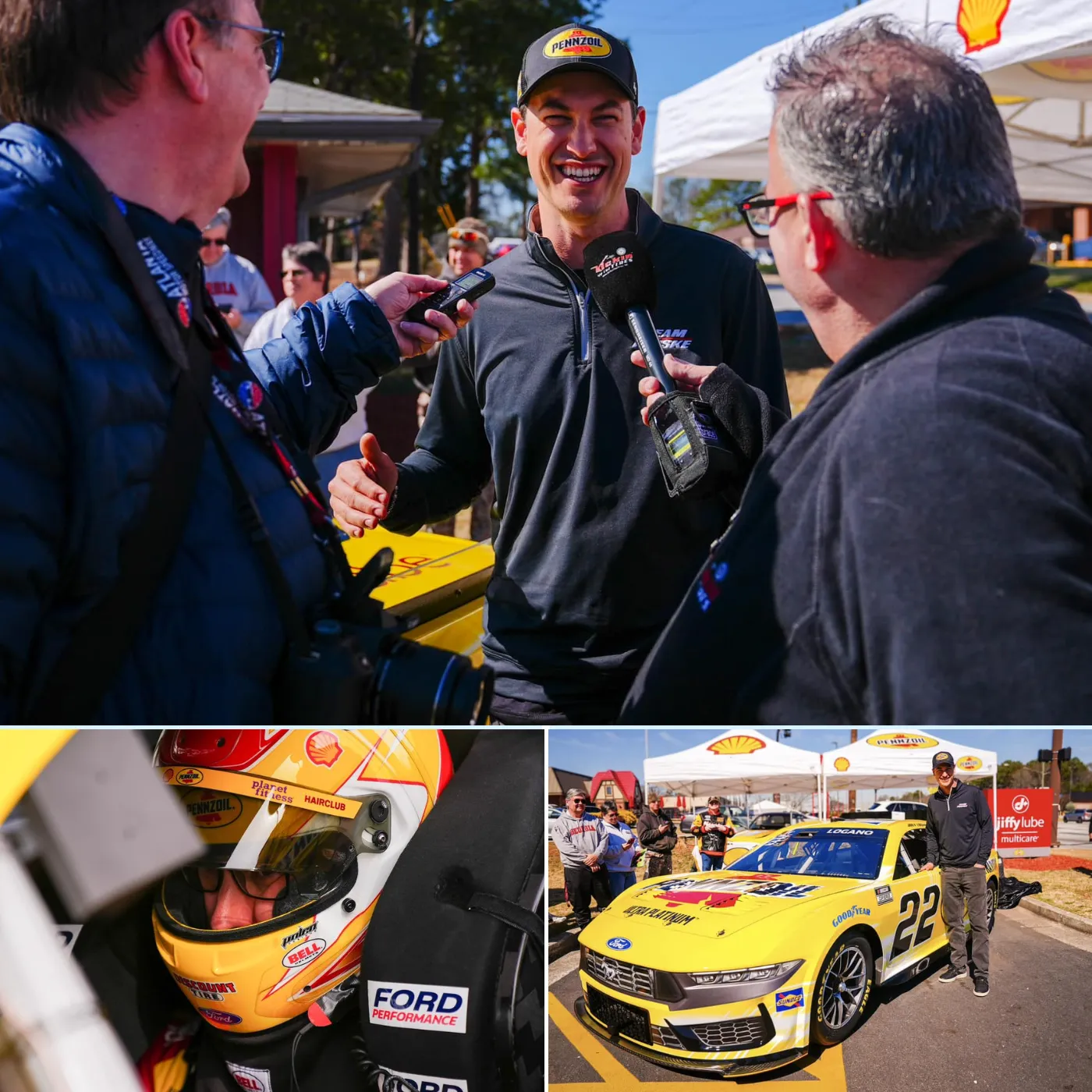 Joey Logano proudly announces the takeover of the Cup Series' longest winning streak. No one deserves it more than me.