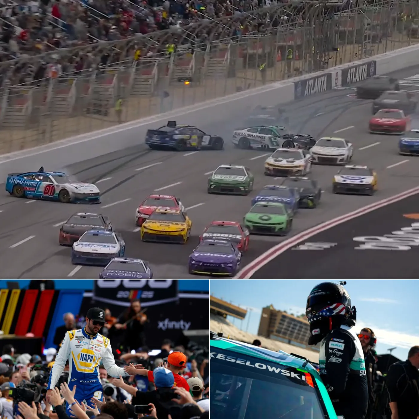 Atlanta Chaos: Chase Elliott, Brad Keselowski, and Corey LaJoie Wreck in High-Stakes Crash – What’s Next?