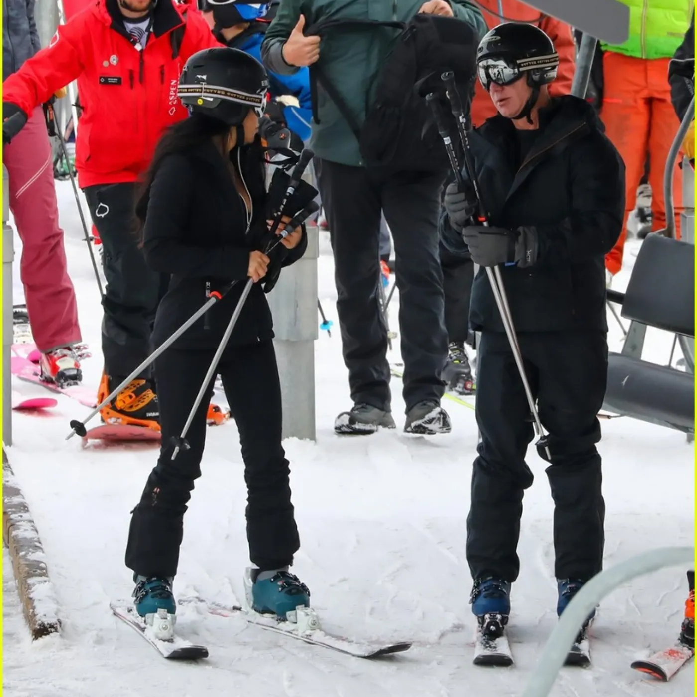 Jeff Bezos and His Girlfriend, Lauren Sanchez, Hit the Slopes in Aspen