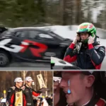 Ellyn Evans couldn't hold back the tears after his unforgettable feat at Rally Sweden