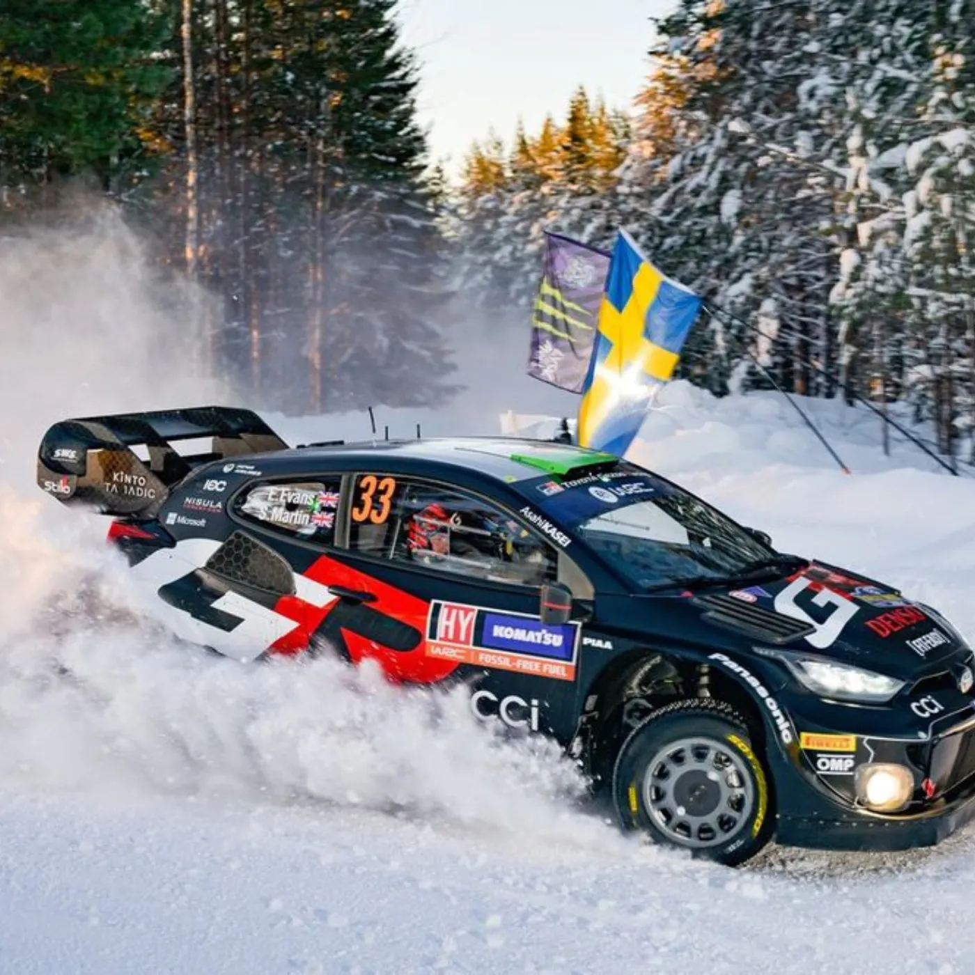 An Incredible Victory! Evans & Martin Conquer Rally Sweden in Spectacular Fashion!