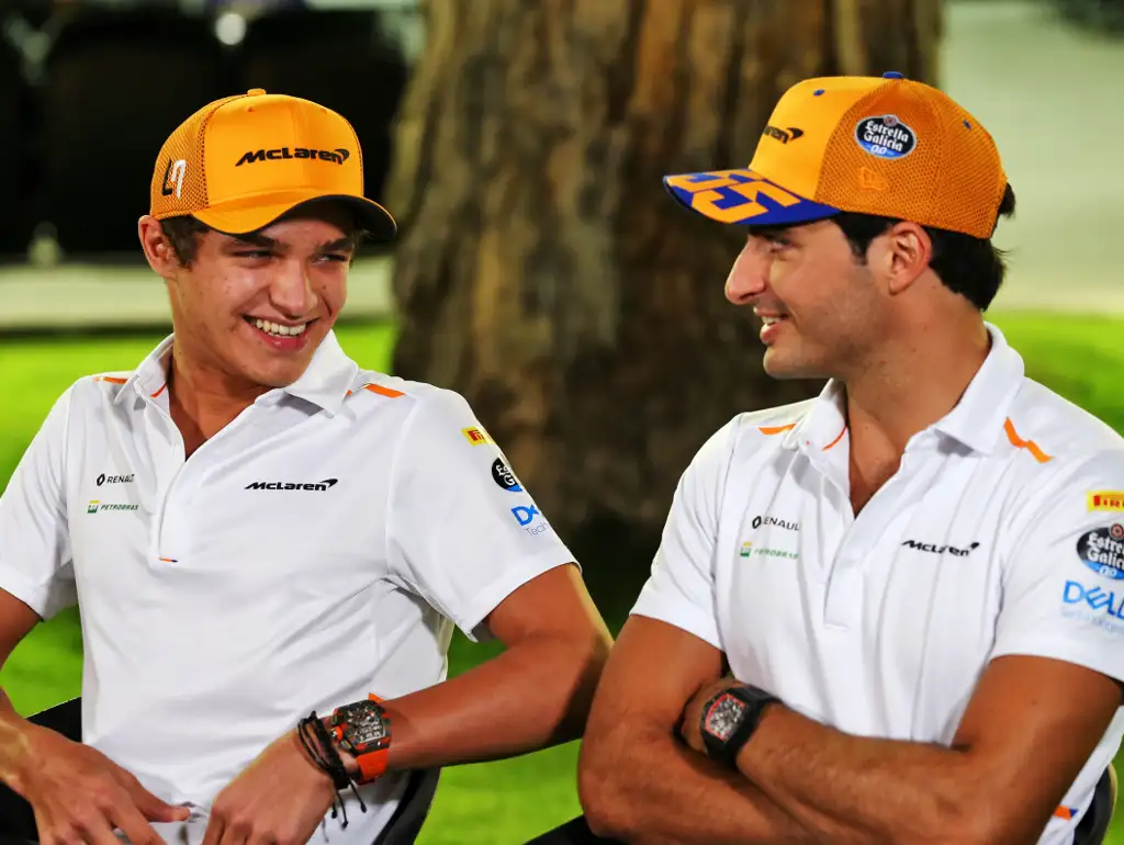 Lando Norris 'joking' with Sainz about Ferrari swap | PlanetF1