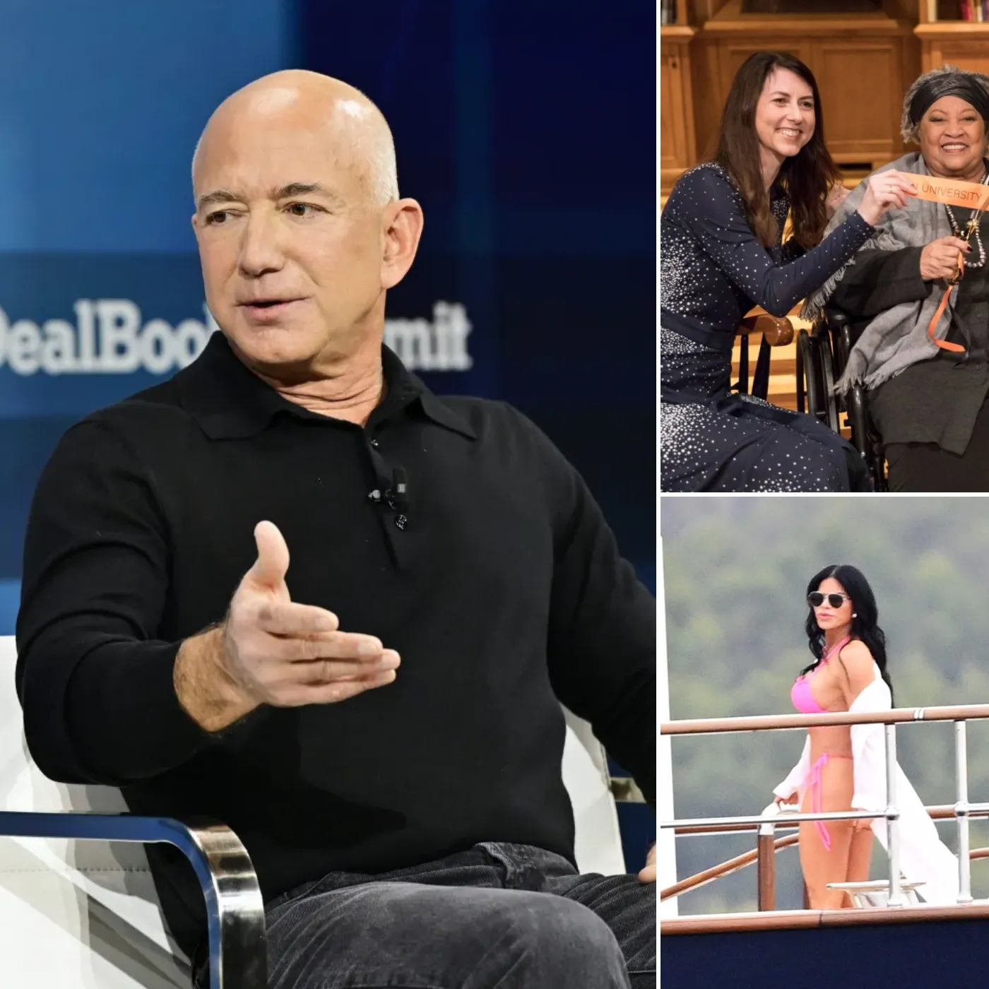 Jeff Bezos's ex-wife donated billions of dollars to charity - His new wife spends that money on luxury yachts