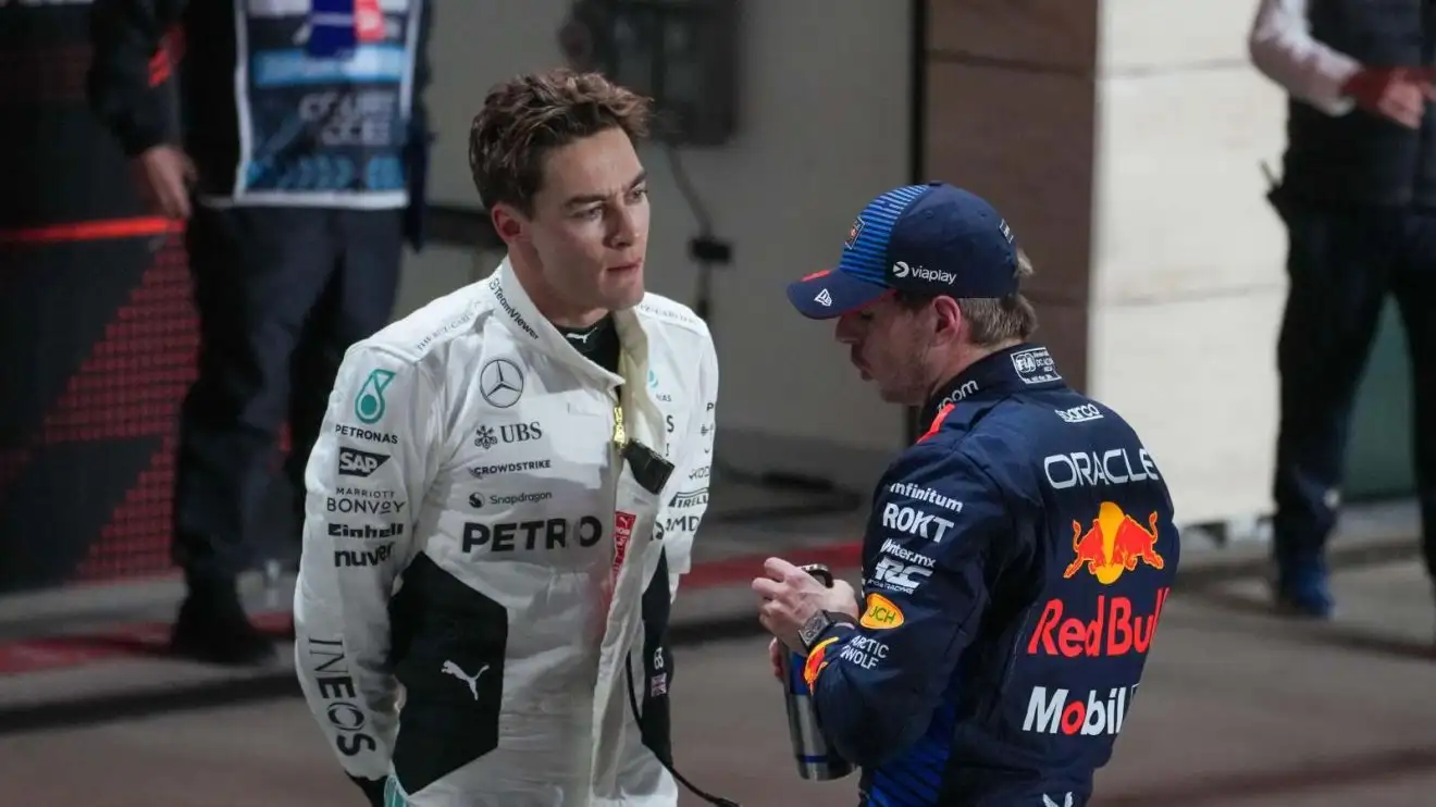 Max Verstappen takes latest shot at 'lying' George Russell in new tactical  plan reveal