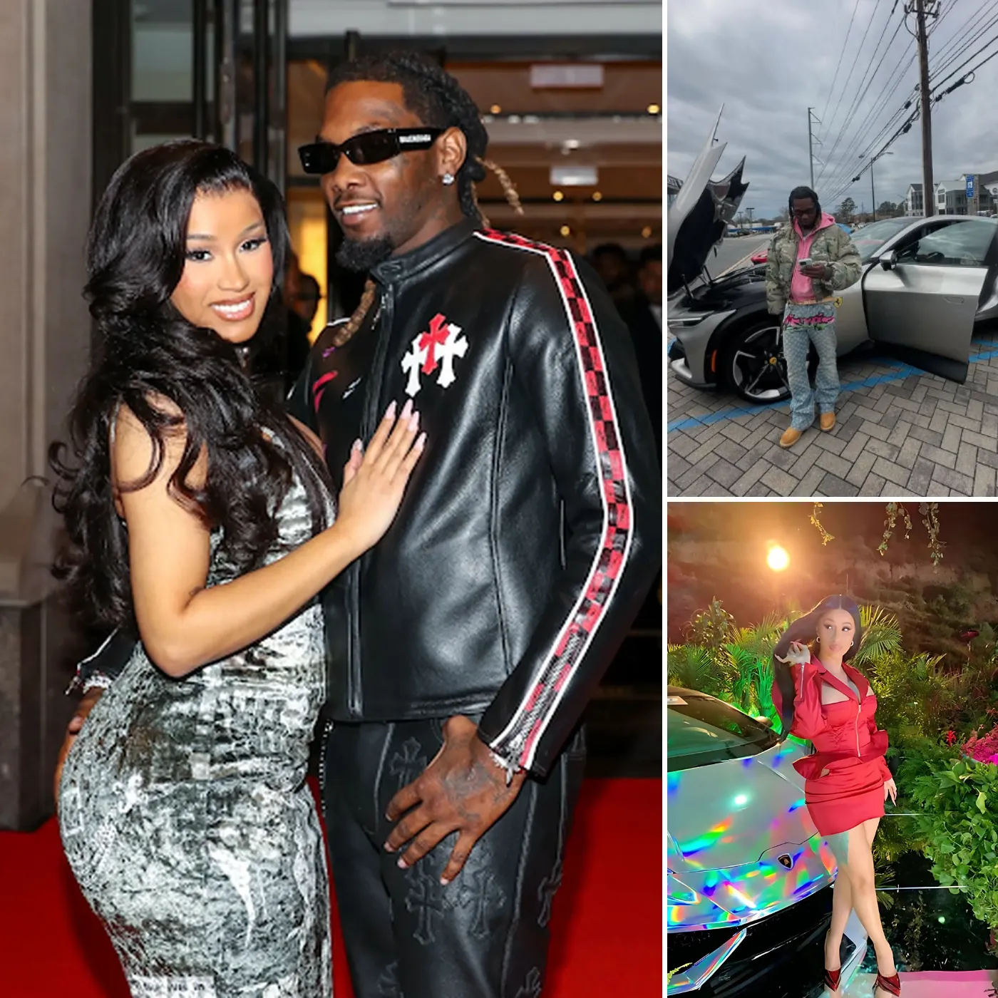 Offset played big and gave Ferrari half a million dollars, Cardi B immediately nodded and turned back