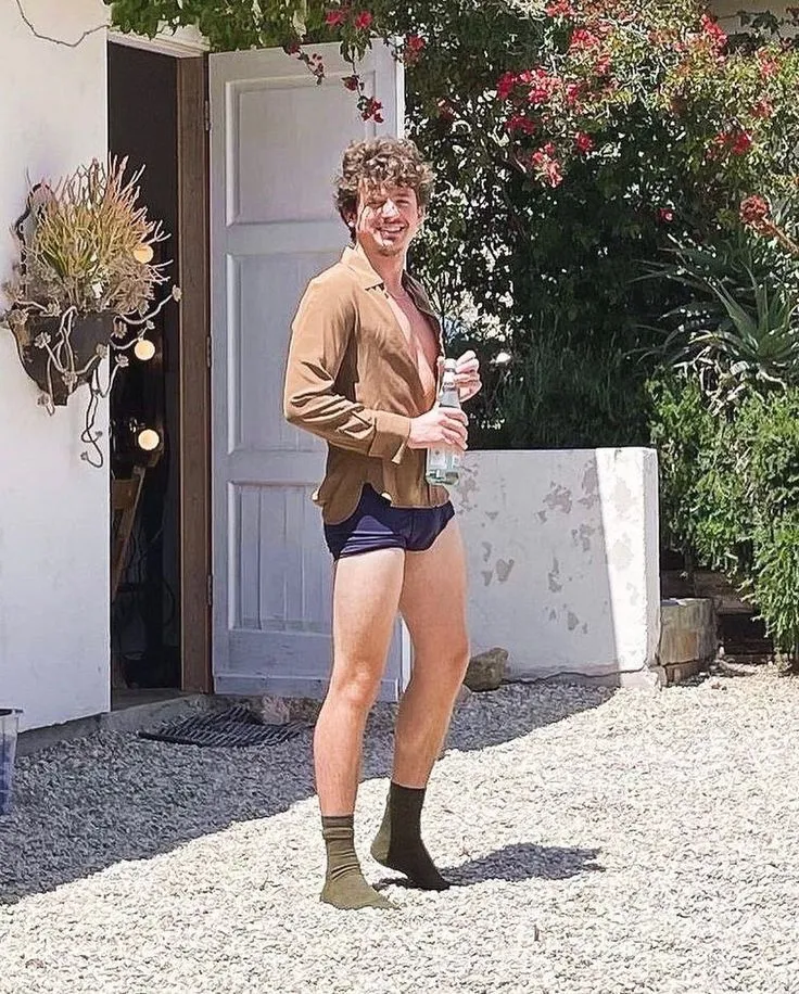 Leaked Hot Photos Charlie Puth Bares It All in the Wilderness