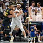 Klay Thompson doesn't even want to look in the direction Steph is going