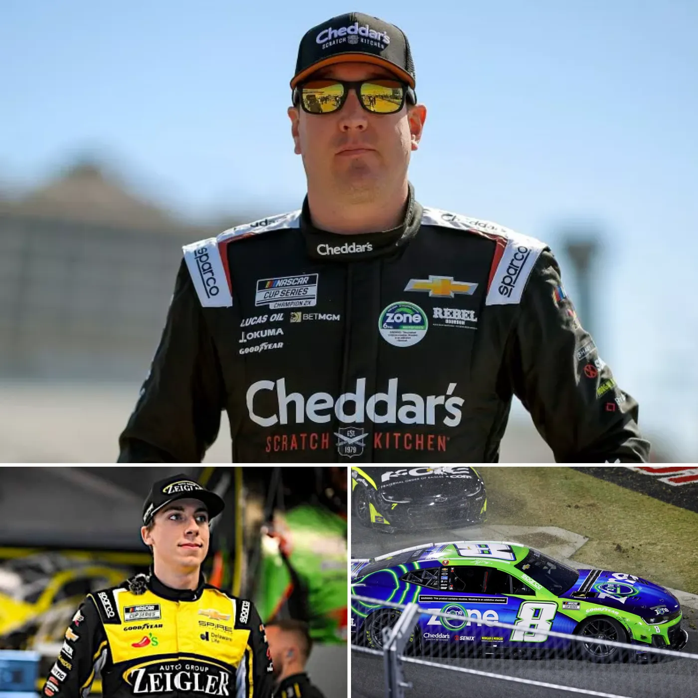 NASCAR Fans Attack Kyle Busch After Carson Hocevar Kicked.Shocking Reason Behind