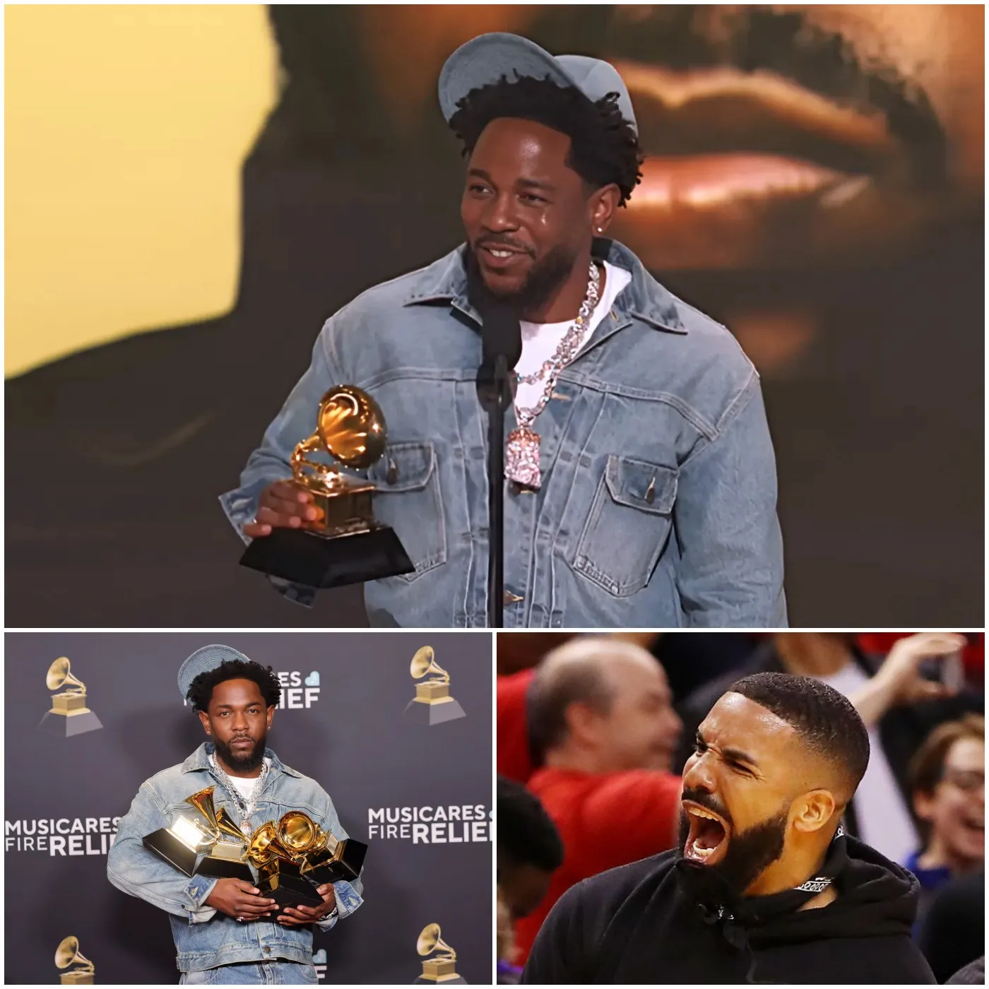 Kendrick Lamar painfully slaps Drake in the face while dominating Grammys 2025 with "Not Like Us"