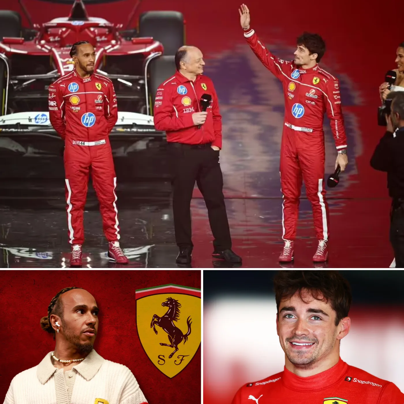 Ferrari Gives Lewis Hamilton a Shocking Nickname Amid Fierce Race With Charles Leclerc