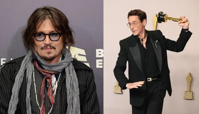 Johnny Depp celebrates 'dear friend' Robert Downey Jr's first Oscar win