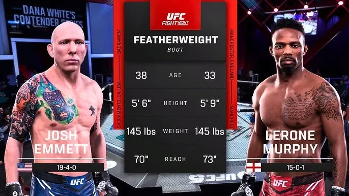 Josh Emmett vs Lerone Murphy. Tensions are high for this one… A dangerous knockout artist vs. an undefeated beast.