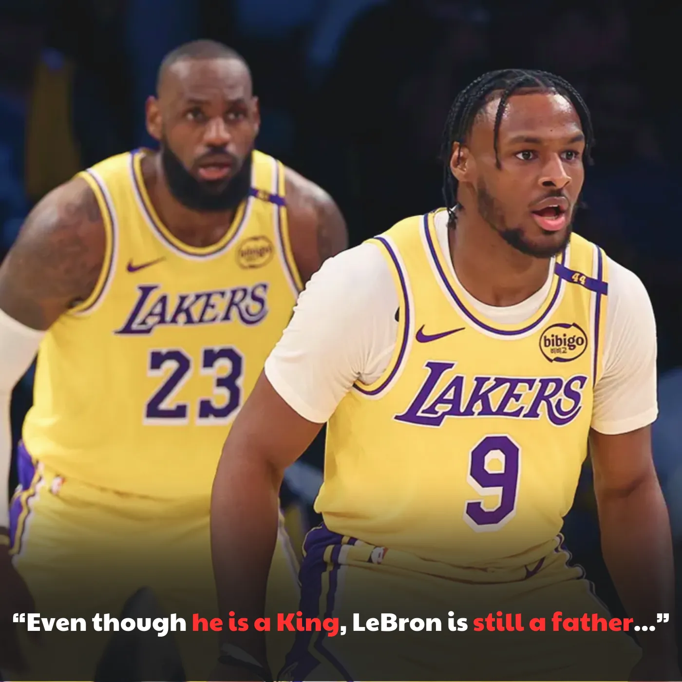 LeBron James Shines on Court but Faces a Personal Storm With His Son Bronny