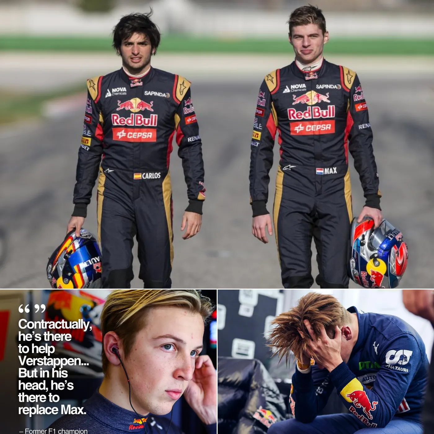 Liam Lawson’s Emotional Struggles Next to Max Verstappen, The Pain of Being Just a Replacement and the Hope for a Pre-Season Change