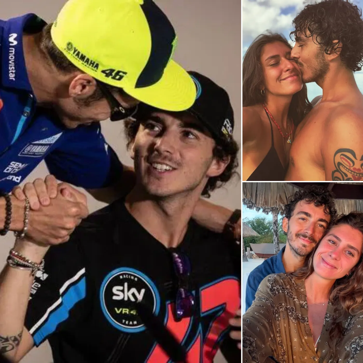 Shock, Valentino Rossi shocked everyone when he advised Pecco Bagnaia to give up the MotoGP title before the Thai race to enjoy his honeymoon with his beautiful wife.