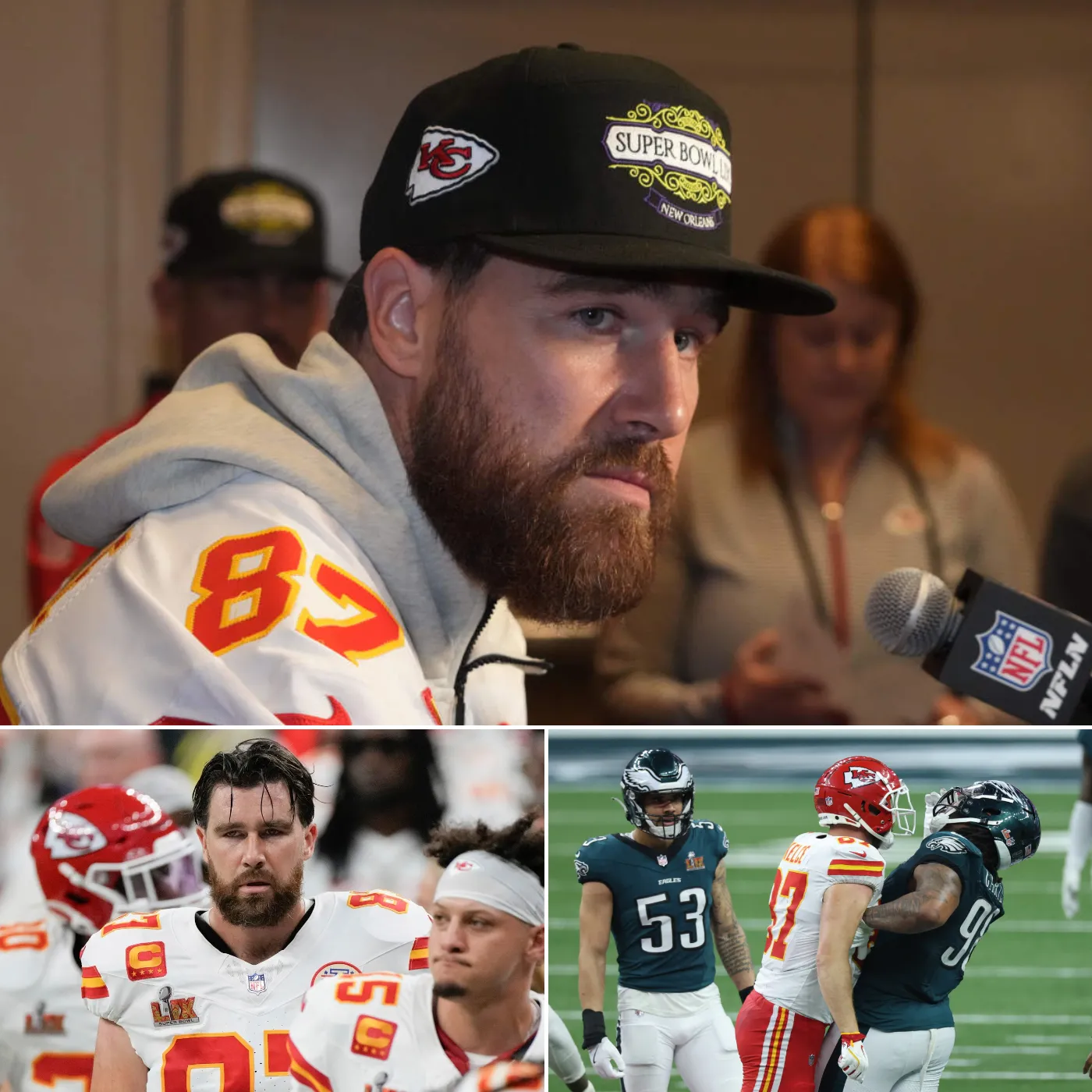 Stunned Kelce's 5 Words After the Super Bowl Loss Leave Fans Speechless